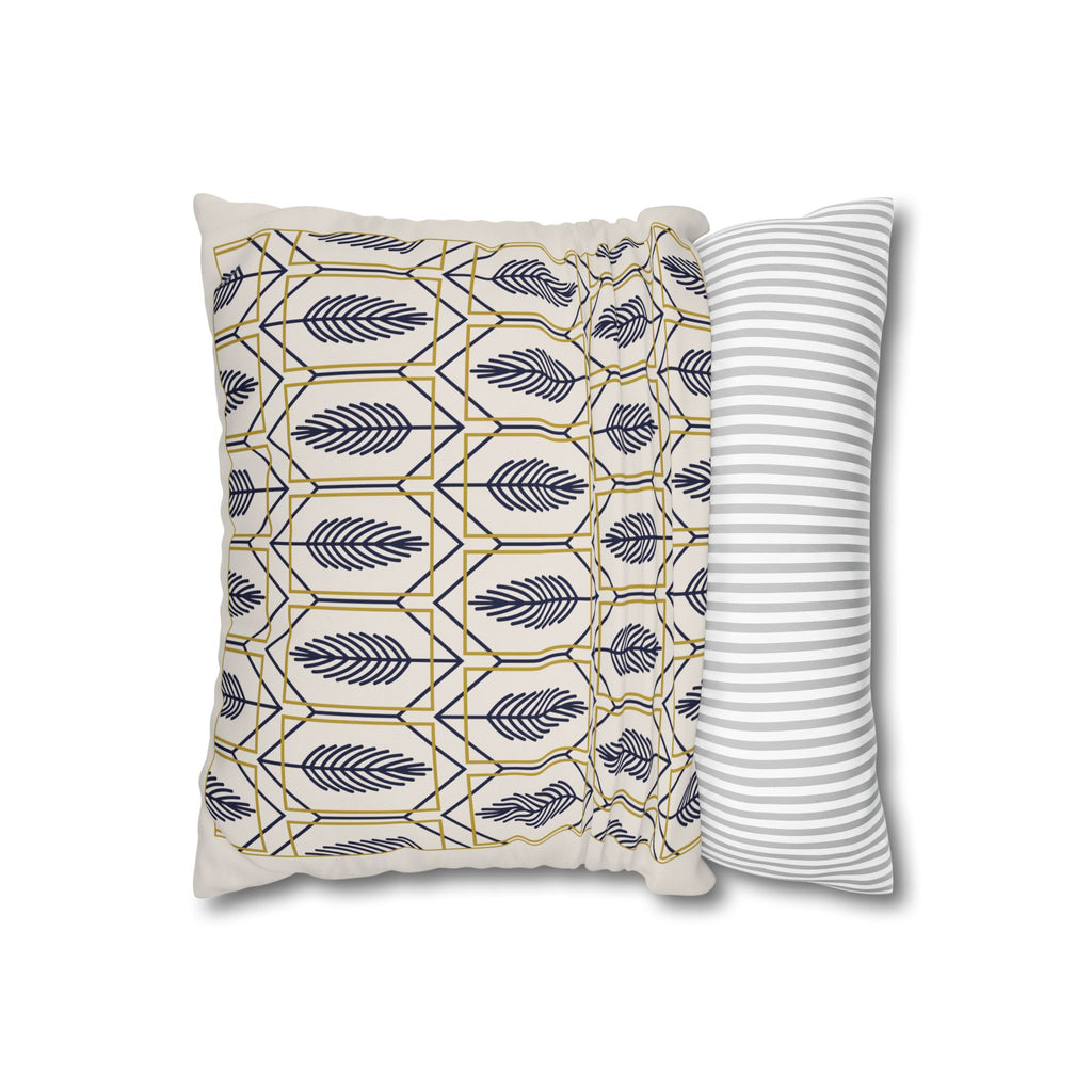 Boho-Inspired Square Poly Canvas Pillowcase – Soft Decorative Cushion for Cozy Interiors