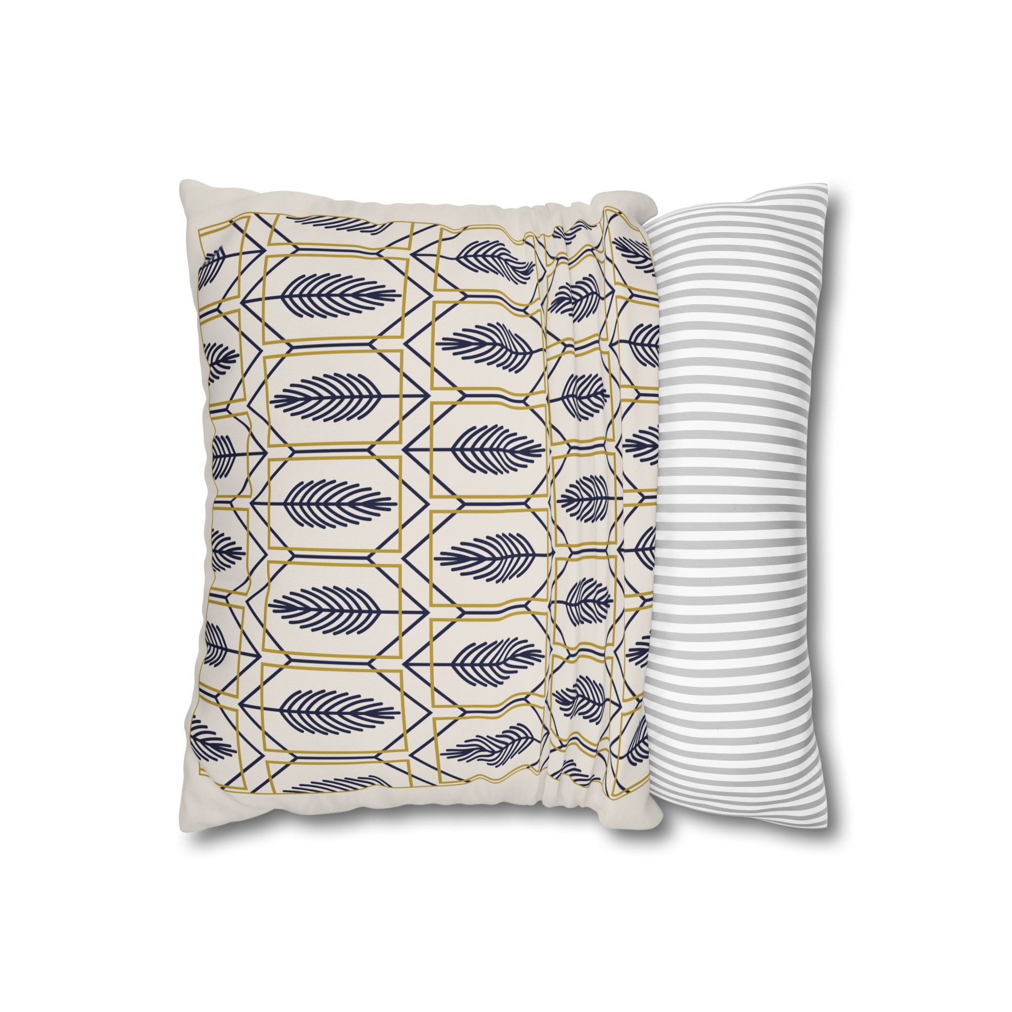 Boho-Inspired Square Poly Canvas Pillowcase – Soft Decorative Cushion for Cozy Interiors