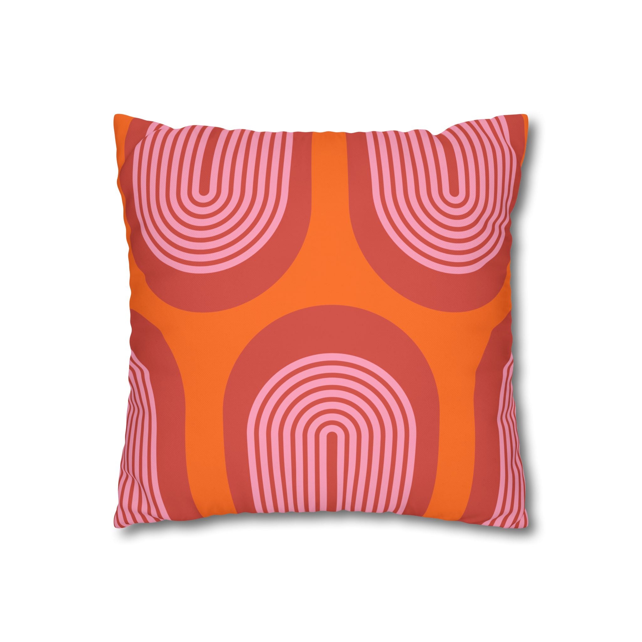 Retro Rainbow Pattern Pillowcase