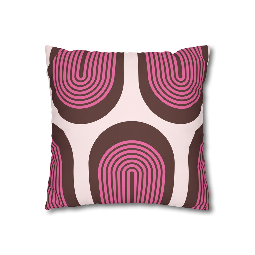 Retro Geometric Pillowcase for Modern Decor