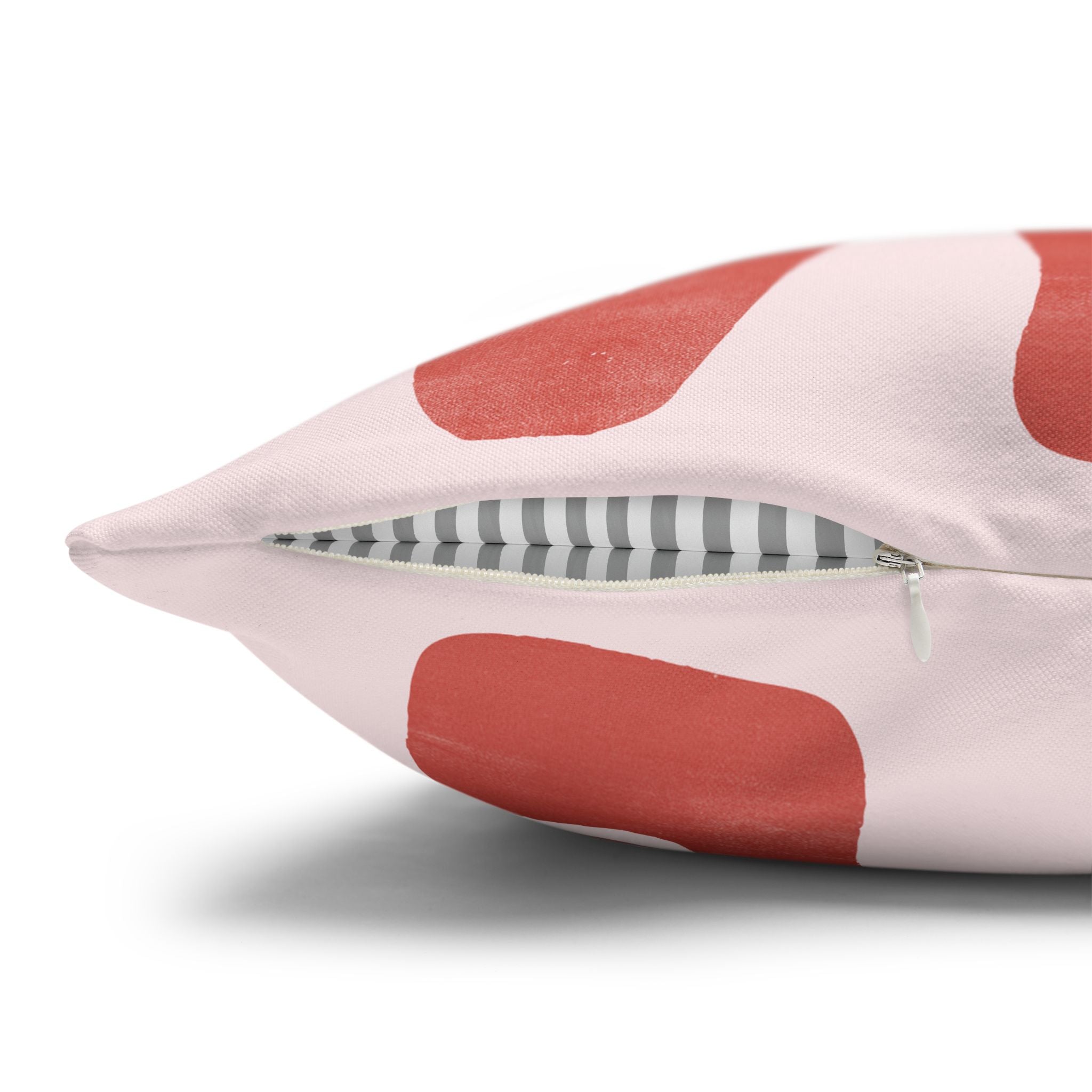 Love Square Poly Canvas Pillowcase