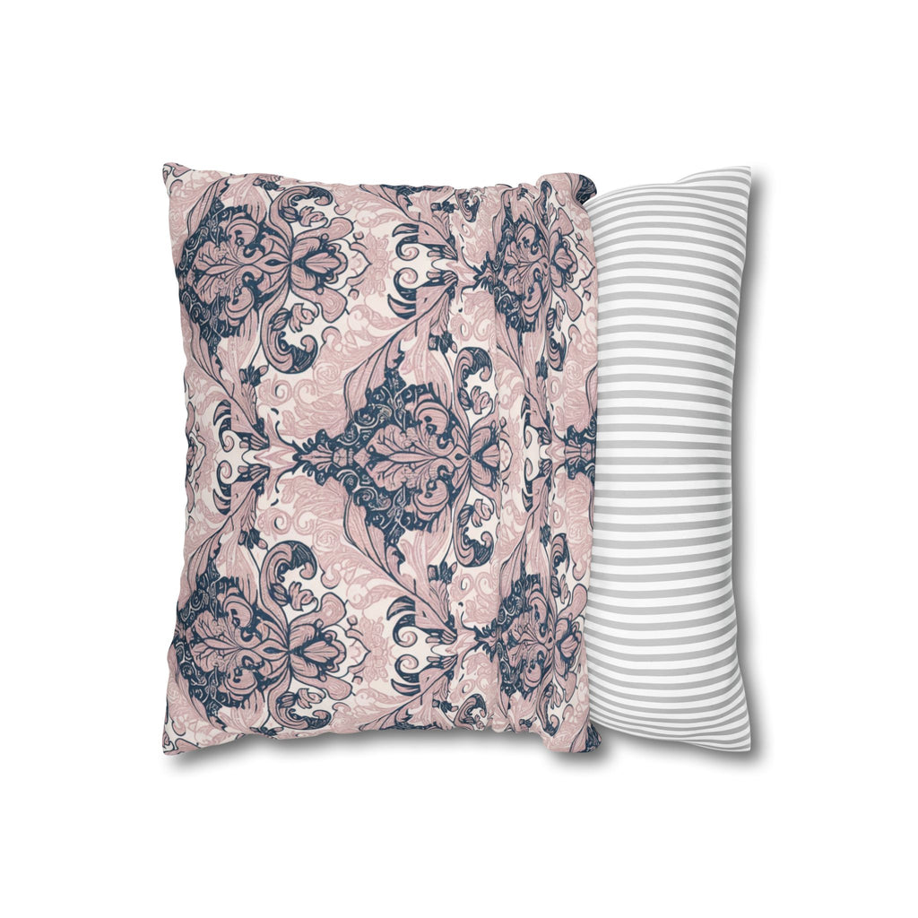 Elegant Damask Decorative Pillowcase