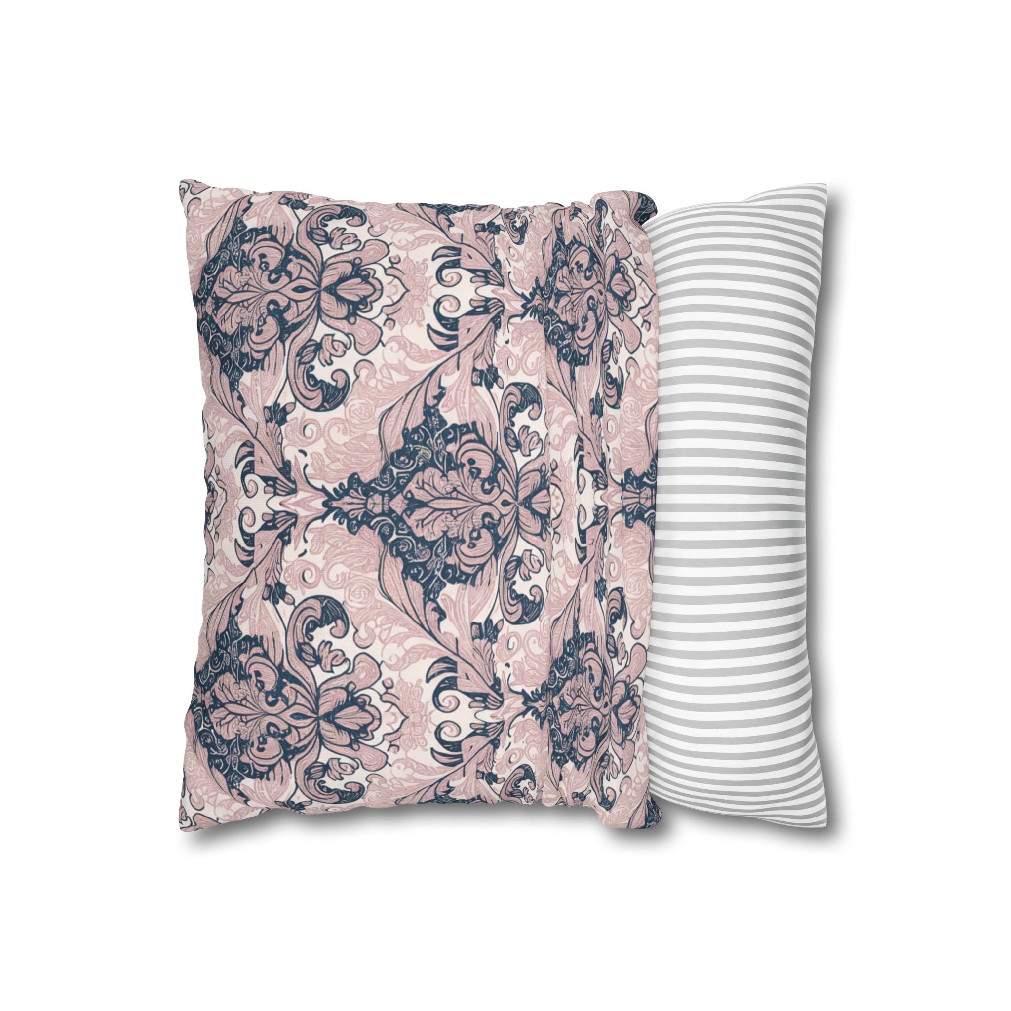 Elegant Damask Decorative Pillowcase