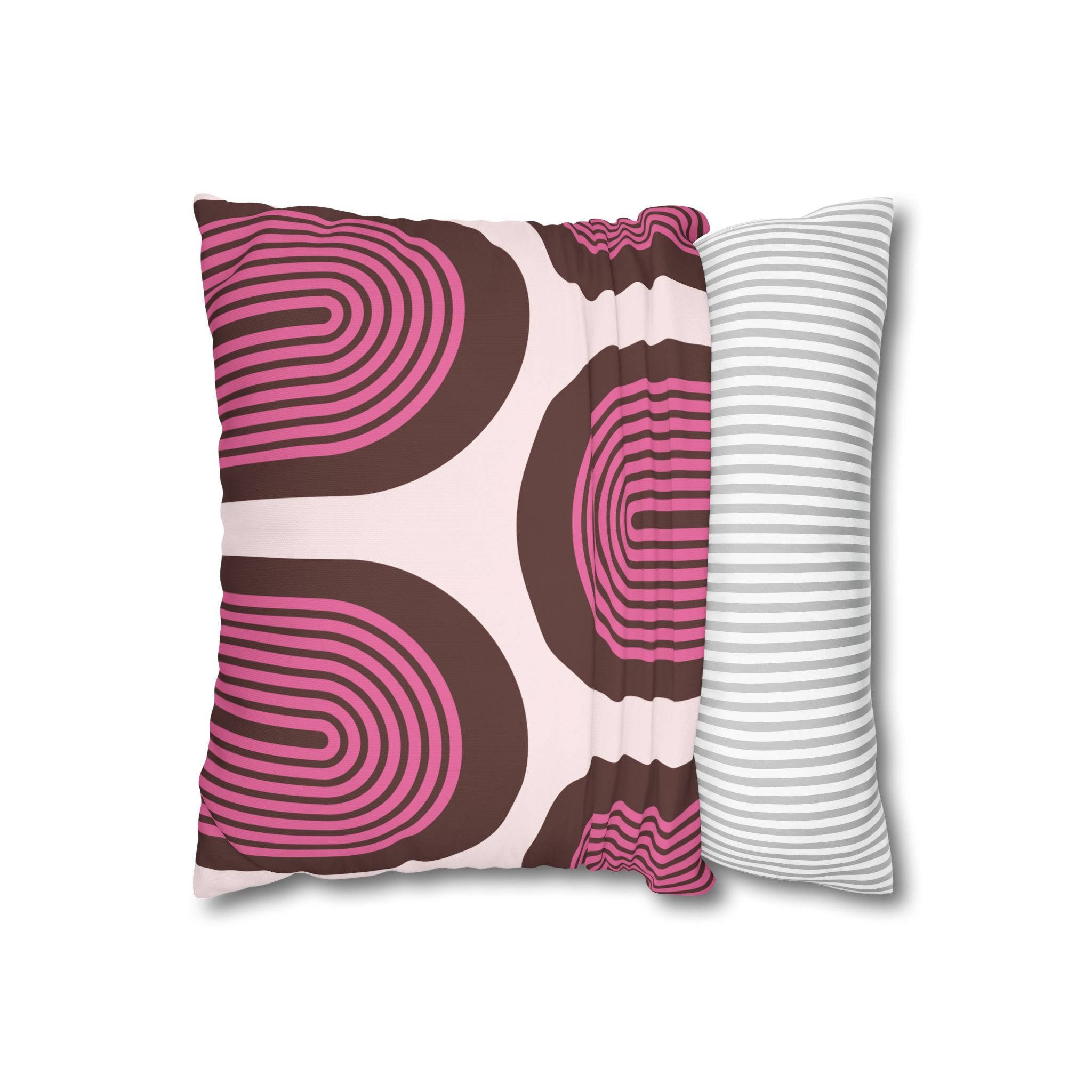 Retro Geometric Pillowcase for Modern Decor