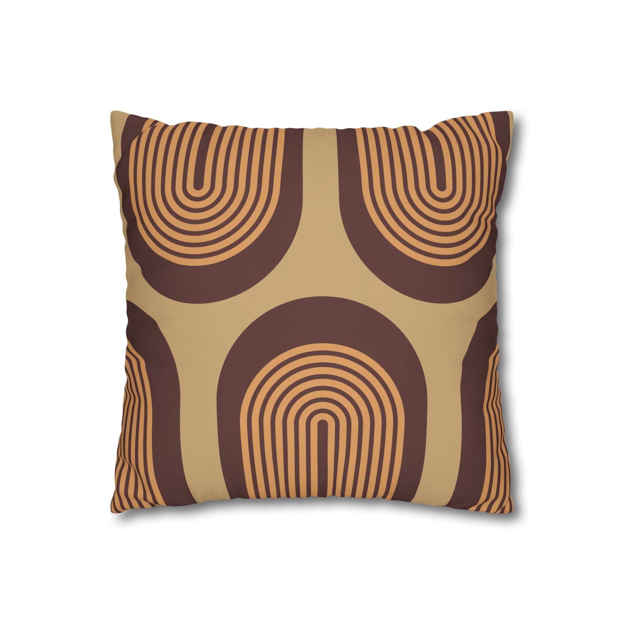 Retro Geometric Pattern Pillowcase