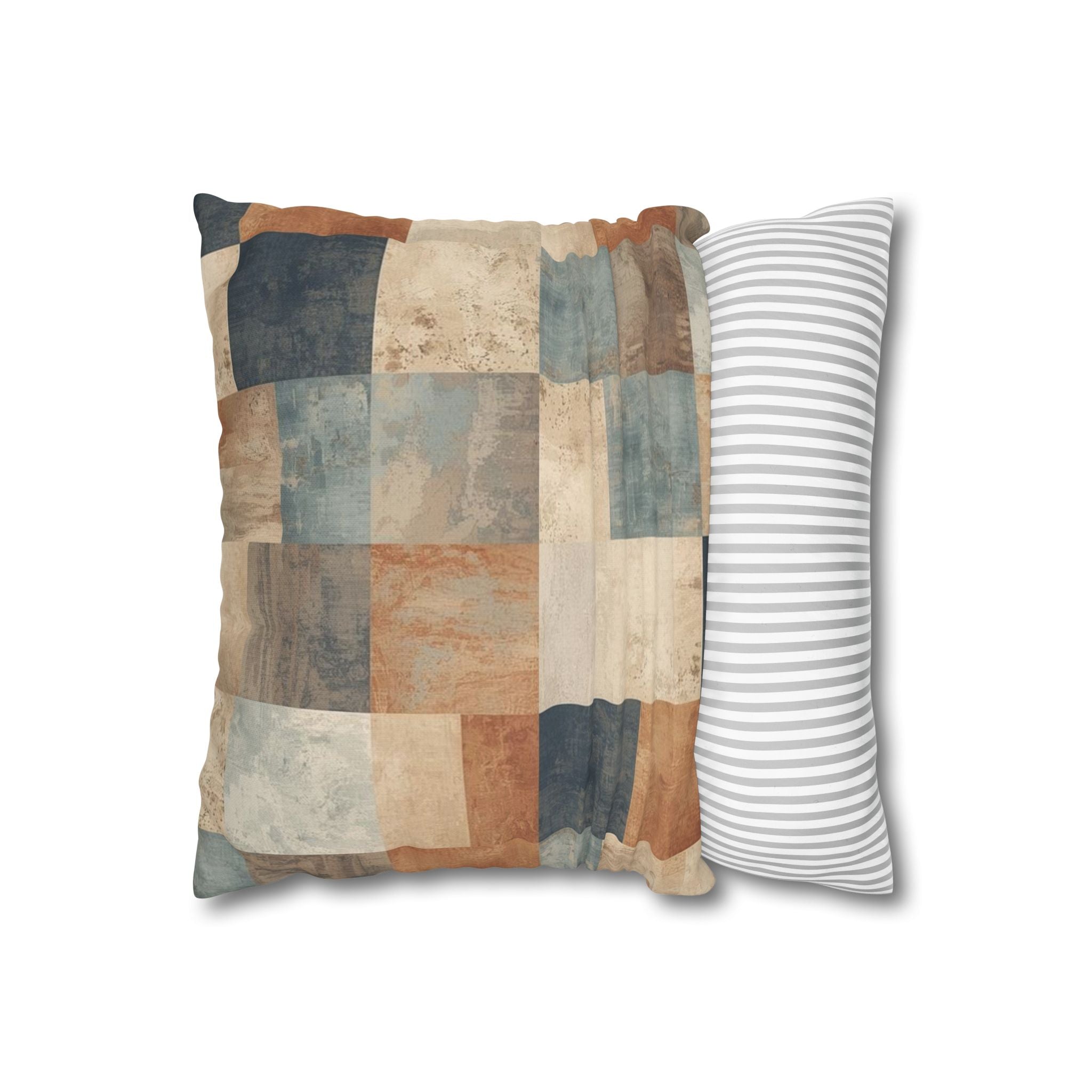 Abstract Geometric Accent Pillowcase