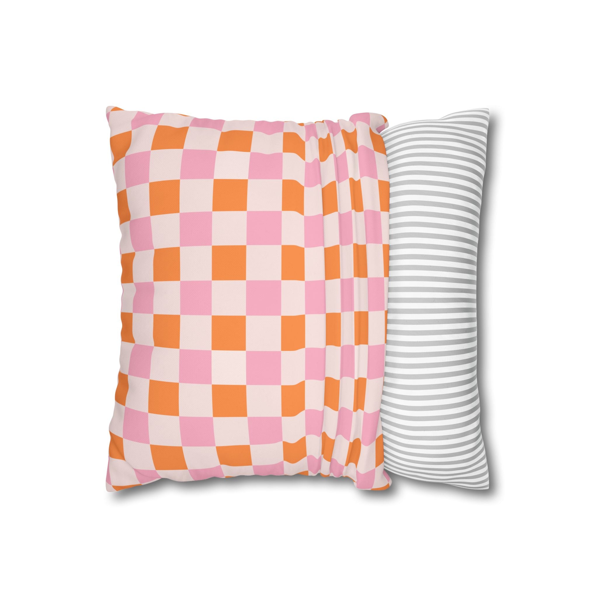 Vibrant Checkerboard Pillowcase for Cozy Decor