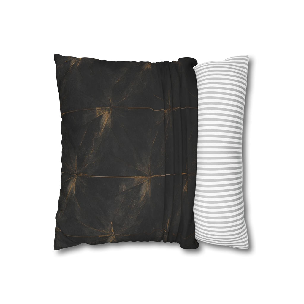 Chic Square Poly Canvas Pillowcase - Modern Abstract Design for Cozy Decor