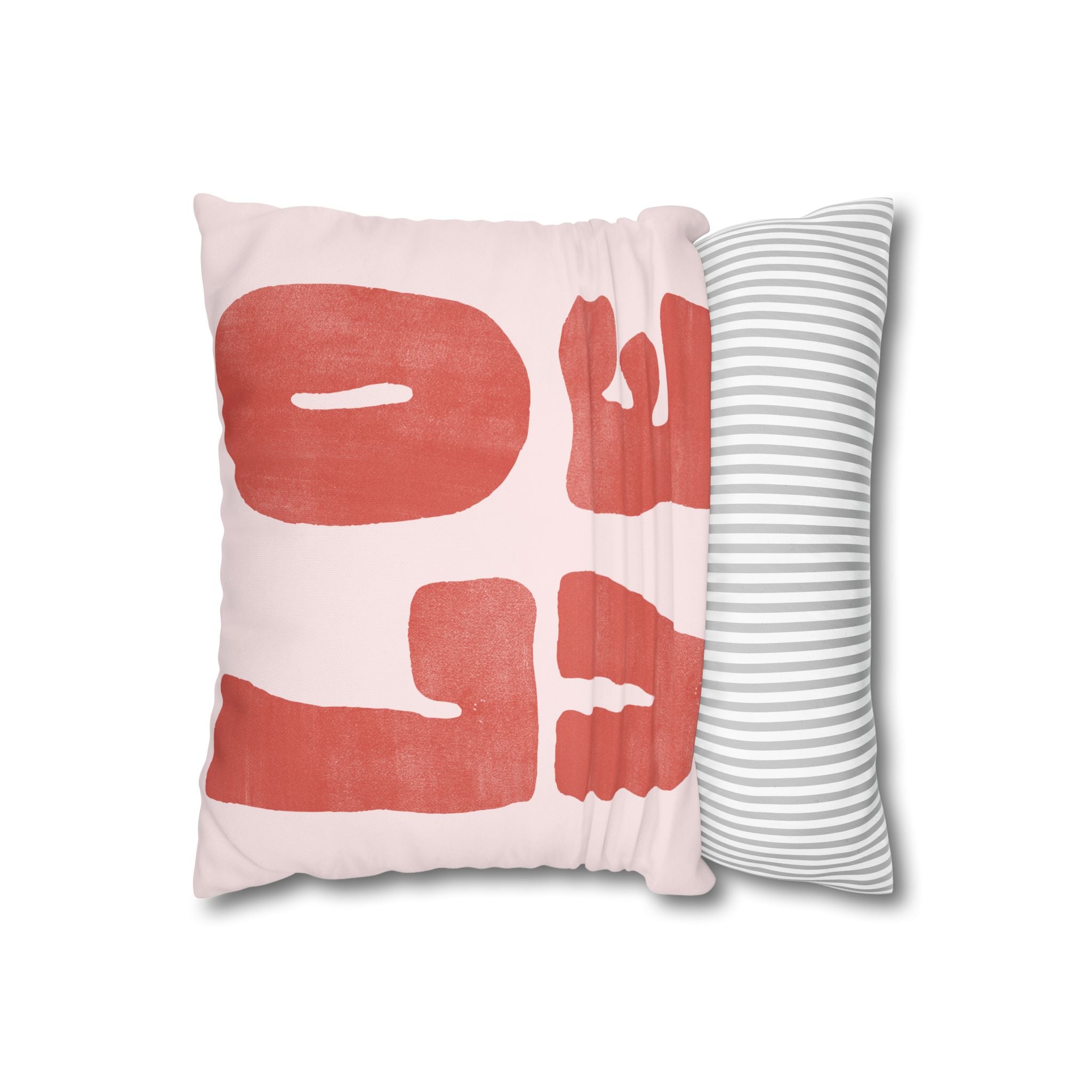 Love Square Poly Canvas Pillowcase
