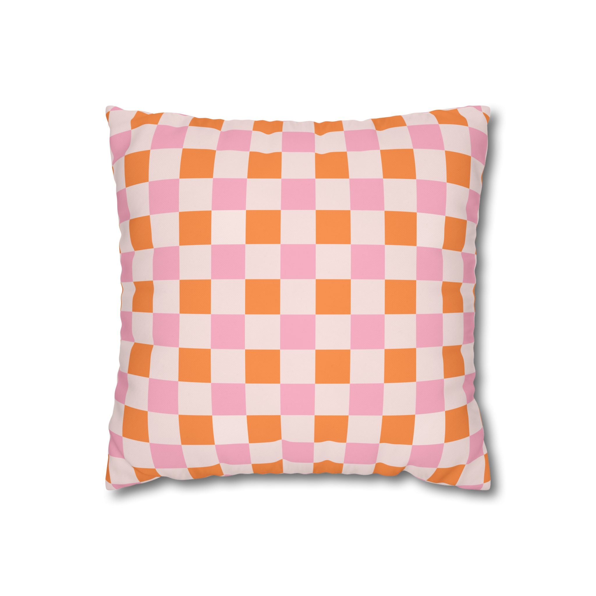 Vibrant Checkerboard Pillowcase for Cozy Decor