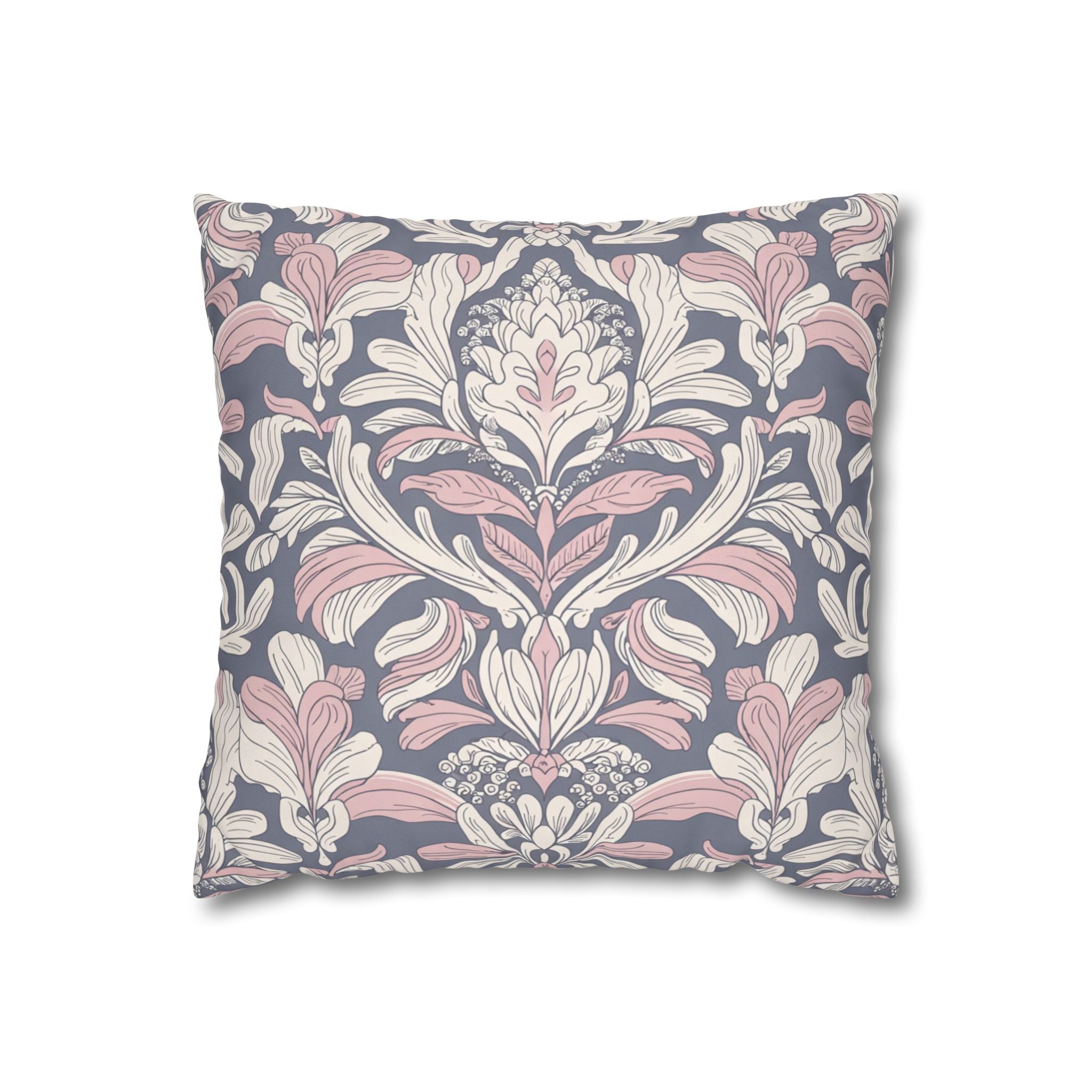 Elegant Floral Square Pillowcase - Cozy Home Décor
