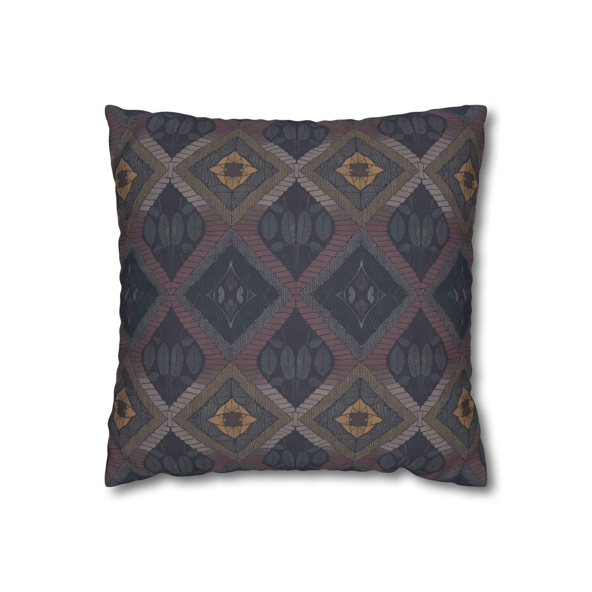 Bohemian Geo Diamond Decorative Pillow Cover
