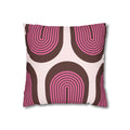 Retro Geometric Pillowcase for Modern Decor - Printify Home Decor (Image 1)