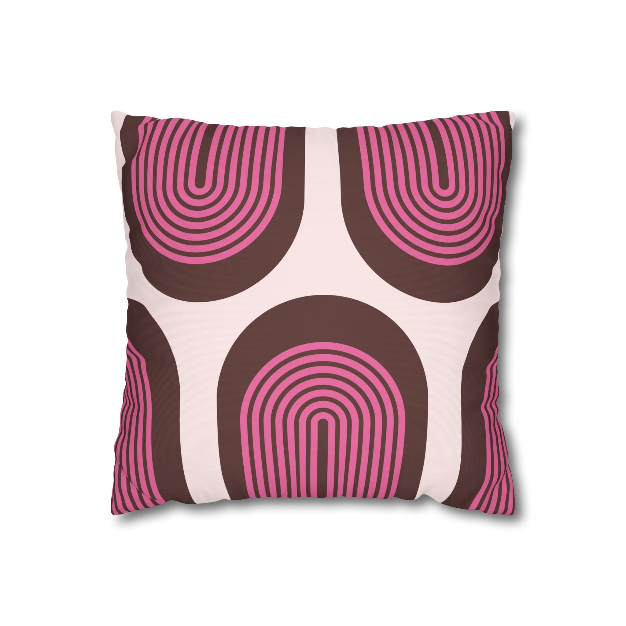 Retro Geometric Pillowcase for Modern Decor