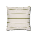 Modern Striped Square Poly Canvas Pillowcase - Printify Home Decor (Image 1)
