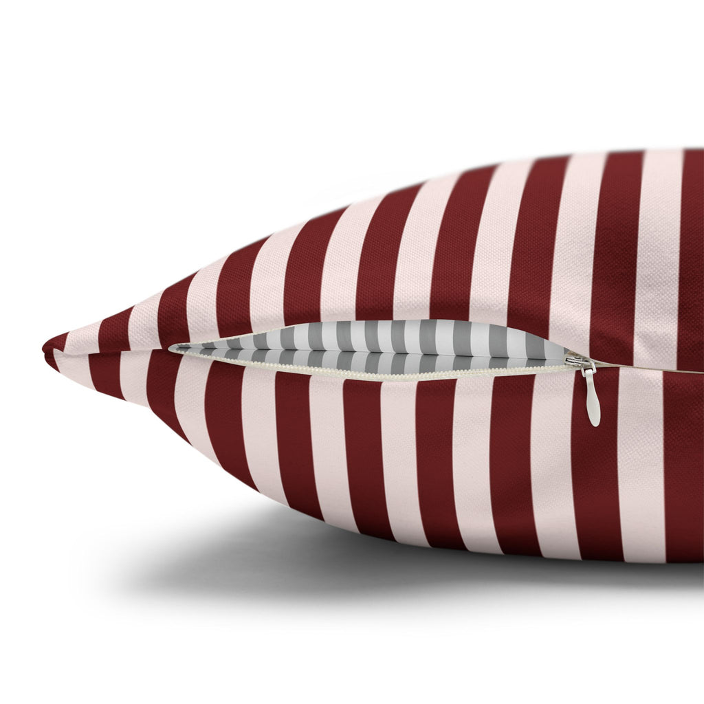 Striped Poly Canvas Pillowcase - Cozy Home Decor