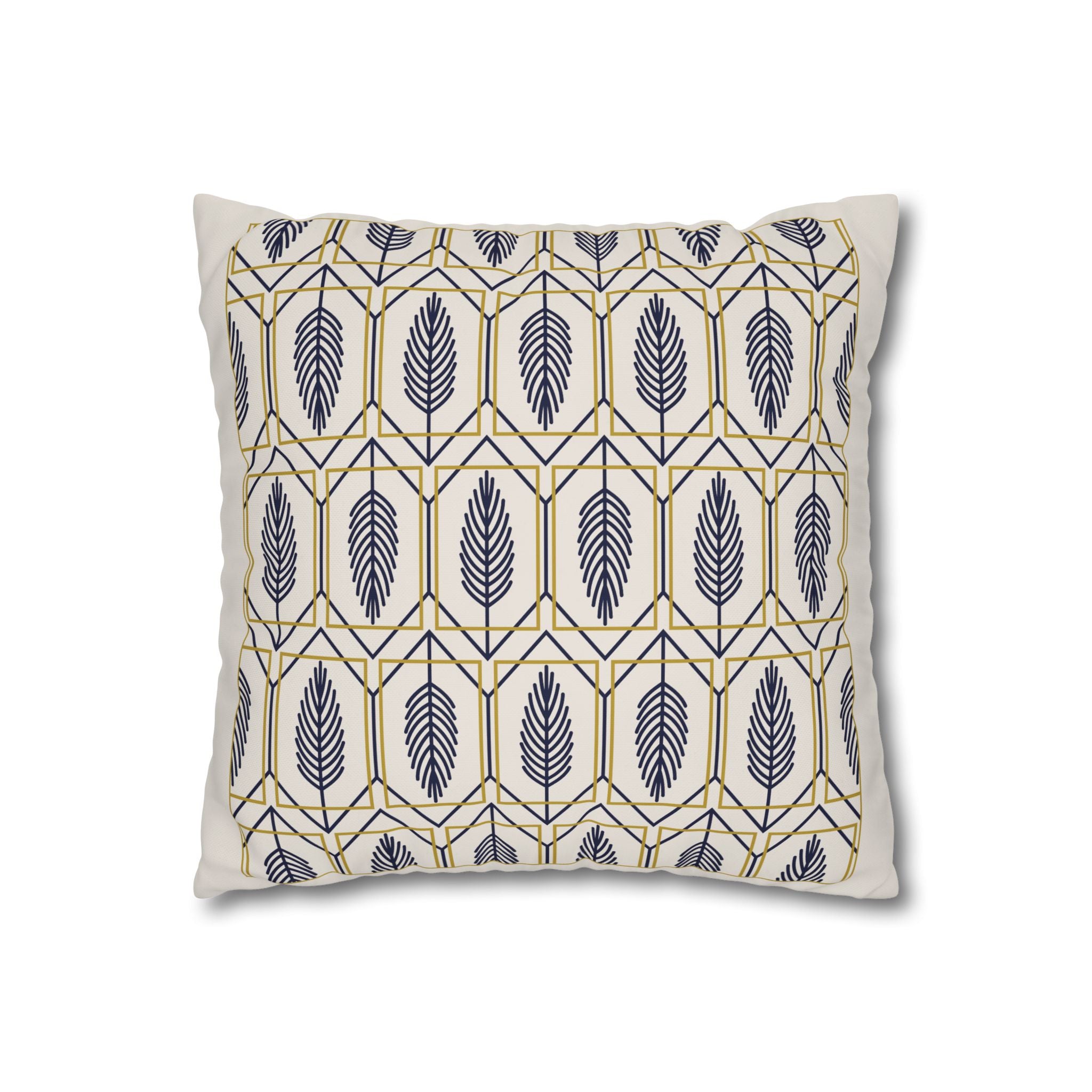 Boho-Inspired Square Poly Canvas Pillowcase – Soft Decorative Cushion for Cozy Interiors