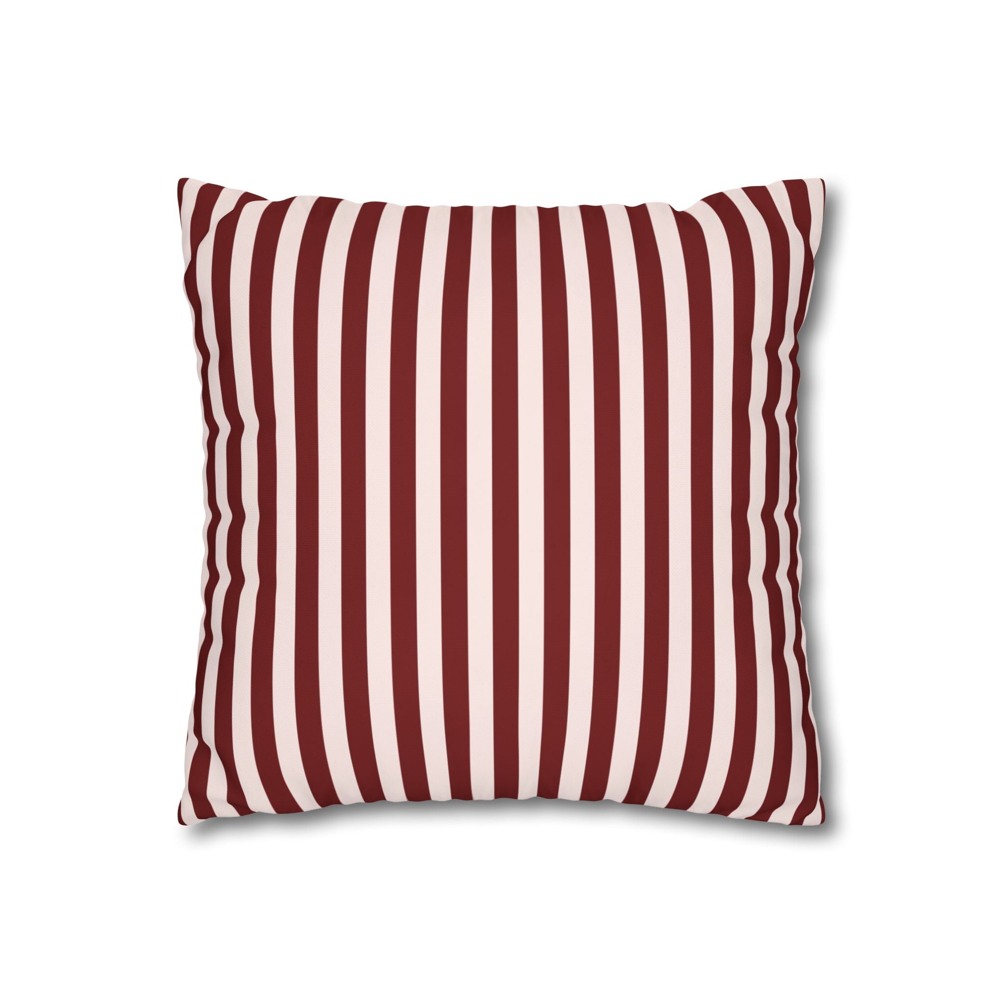 Striped Poly Canvas Pillowcase - Cozy Home Decor