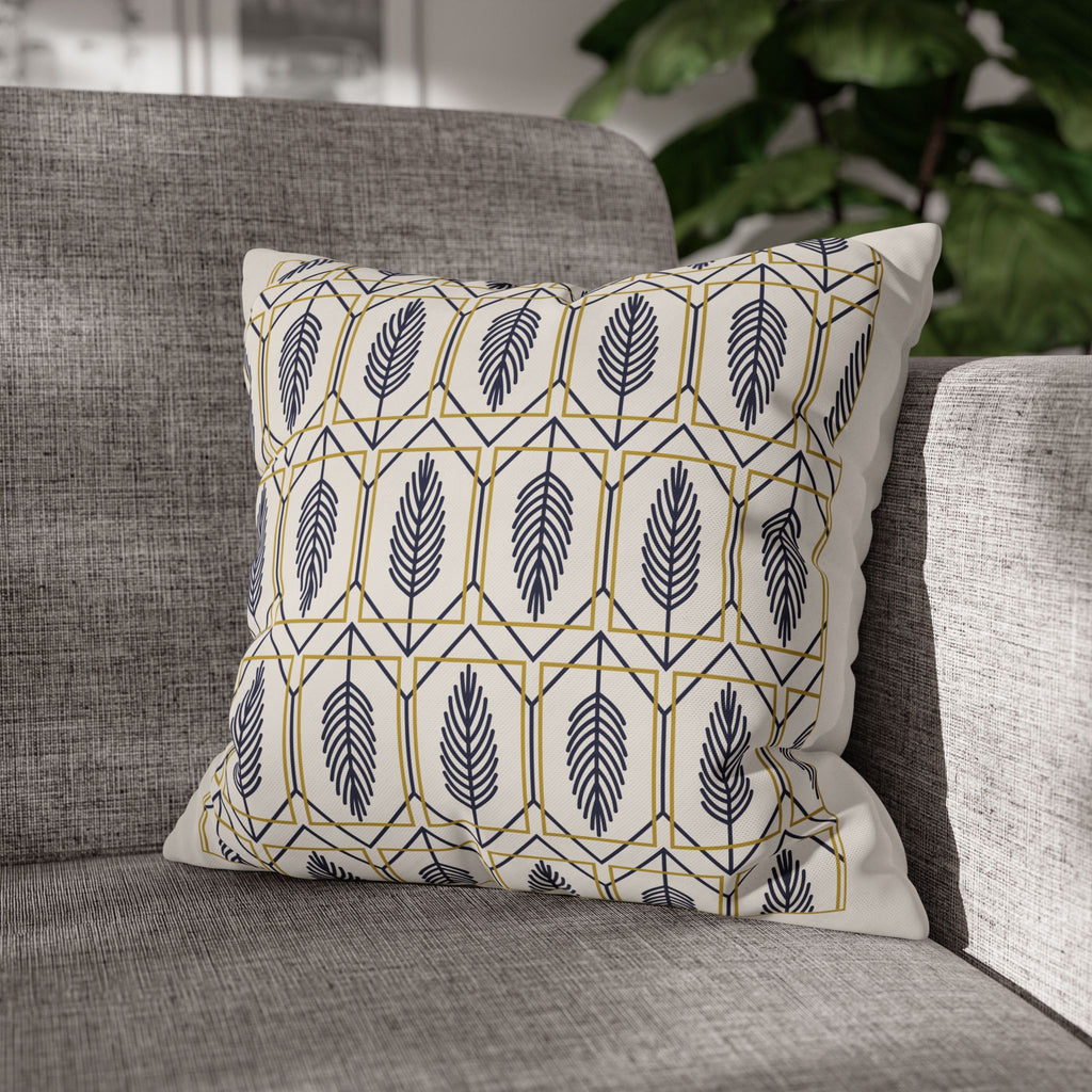 Boho-Inspired Square Poly Canvas Pillowcase – Soft Decorative Cushion for Cozy Interiors