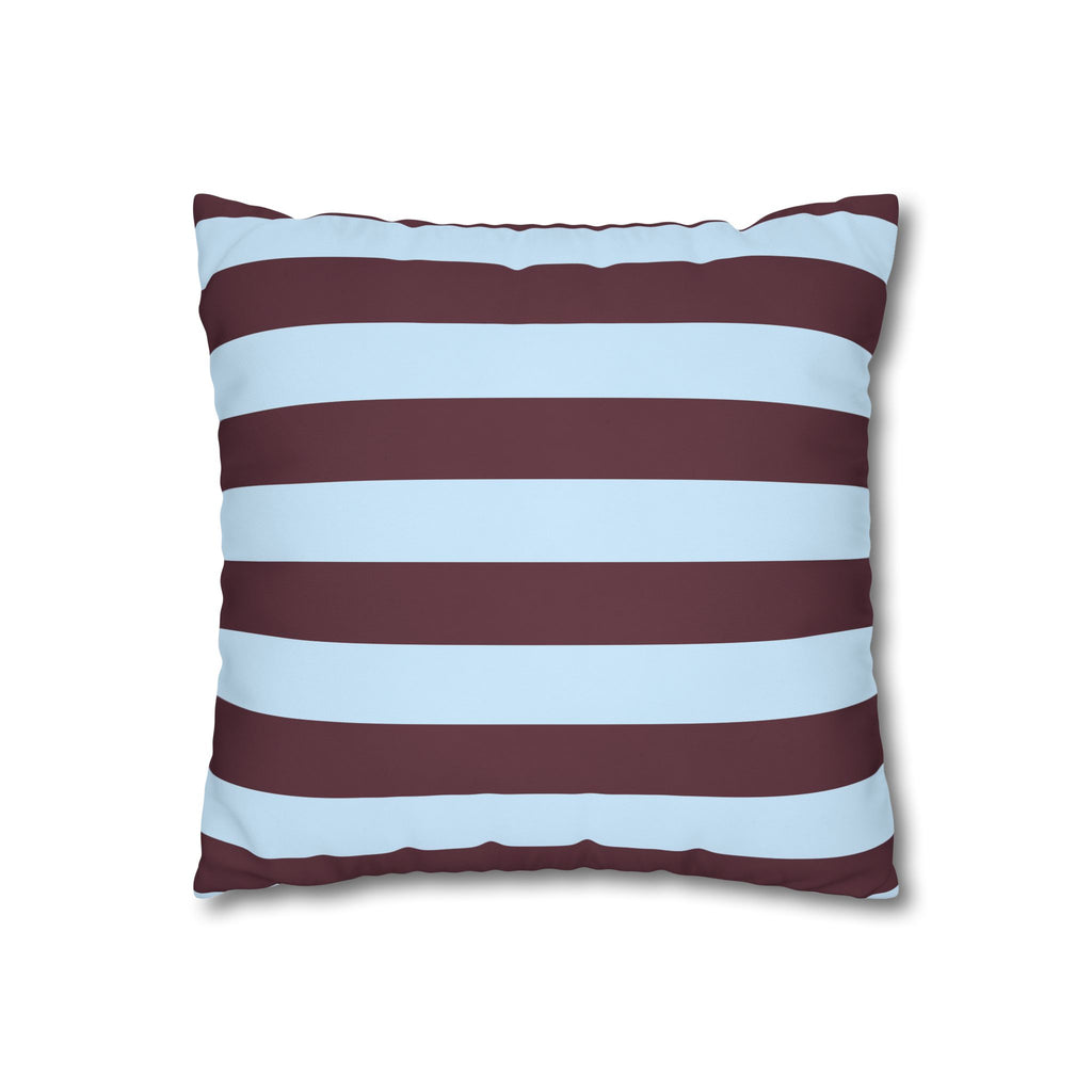 Modern Striped Square Pillowcase - Cozy Home Decor
