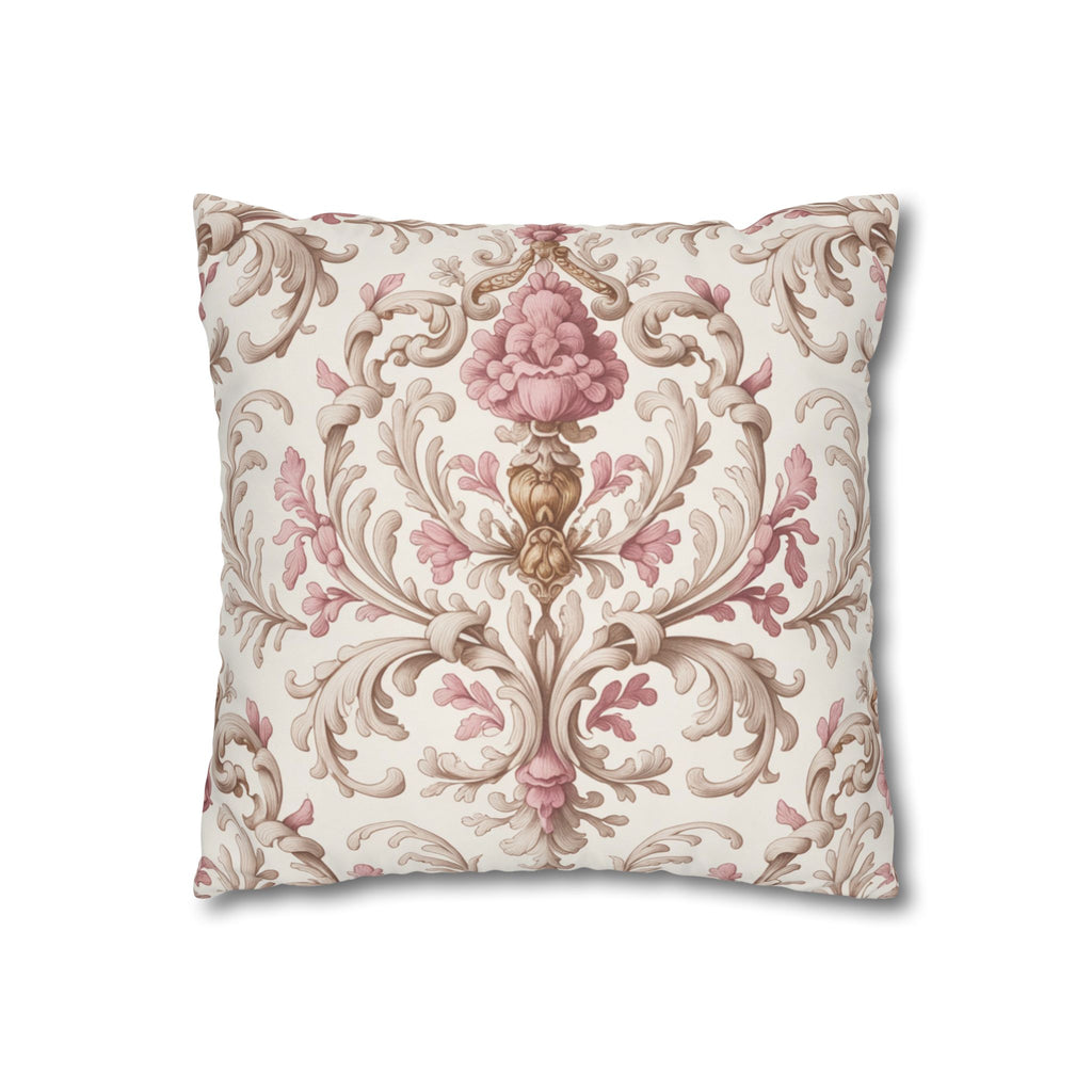 Elegant Floral Poly Canvas Pillowcase - Stylish Home Decor
