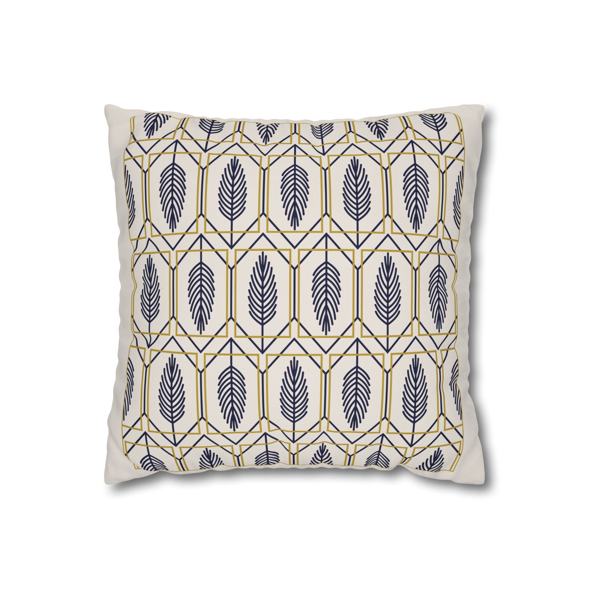 Boho-Inspired Square Poly Canvas Pillowcase – Soft Decorative Cushion for Cozy Interiors