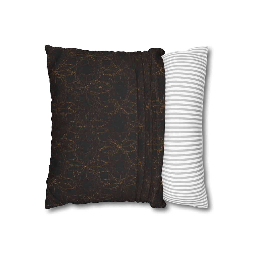 Elegant Dark Pattern Pillowcase for Cozy Decor