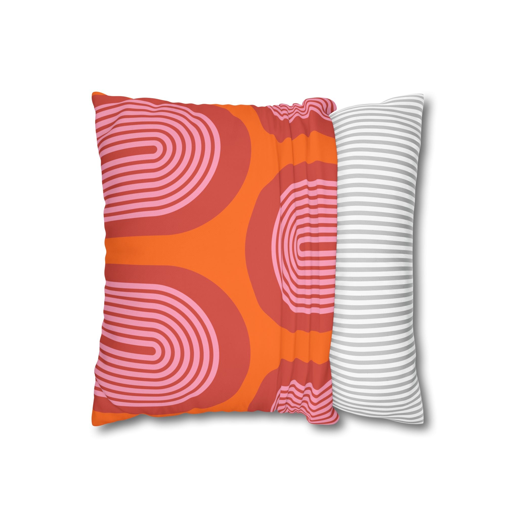 Retro Rainbow Pattern Pillowcase