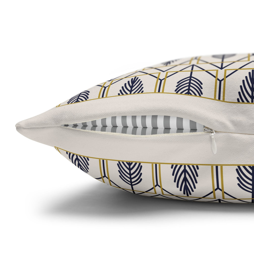 Boho-Inspired Square Poly Canvas Pillowcase – Soft Decorative Cushion for Cozy Interiors