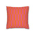 Vibrant Square Poly Canvas Pillowcase - Bold Striped Decor for Cozy Spaces - Printify Home Decor (Image 1)