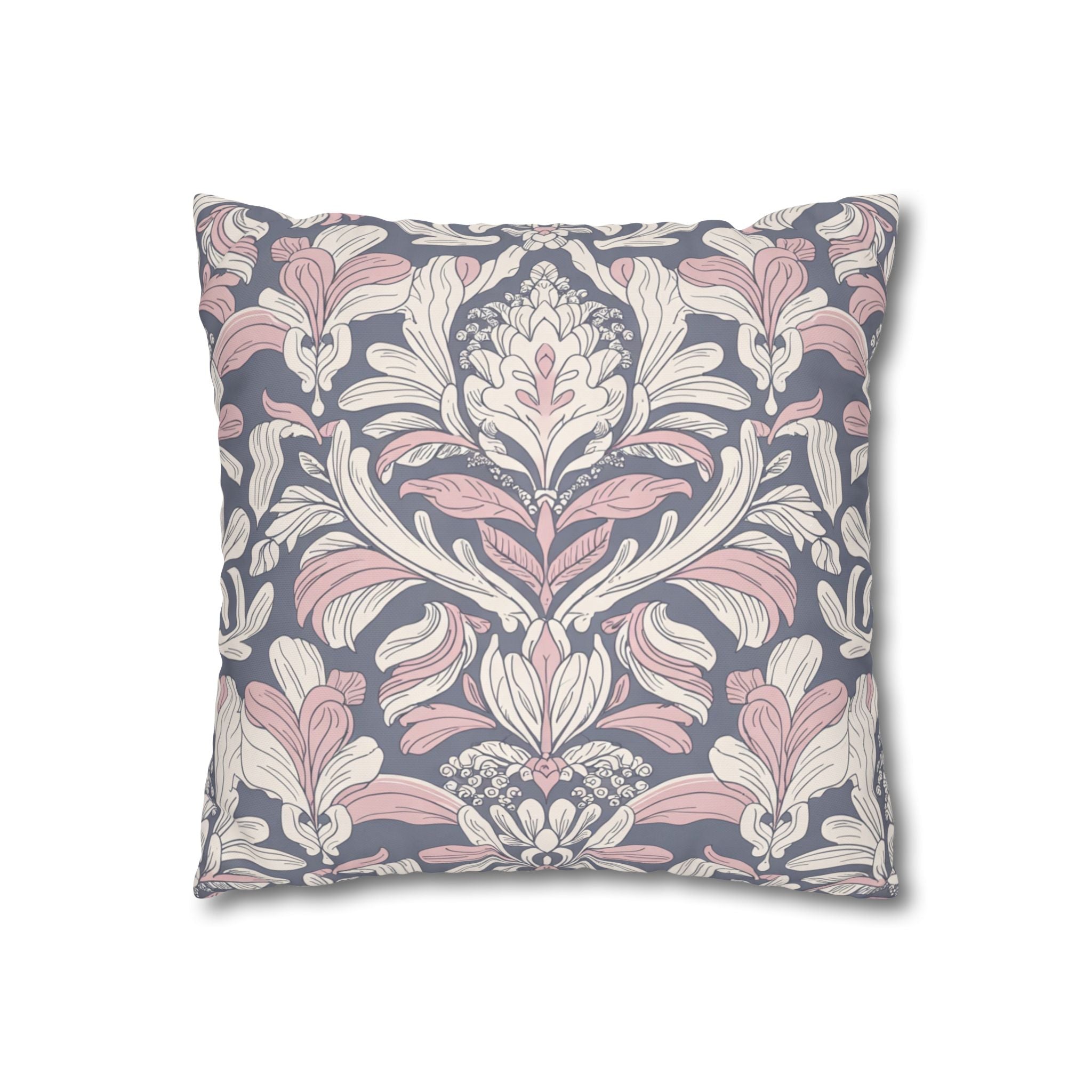 Elegant Floral Square Pillowcase - Cozy Home Décor