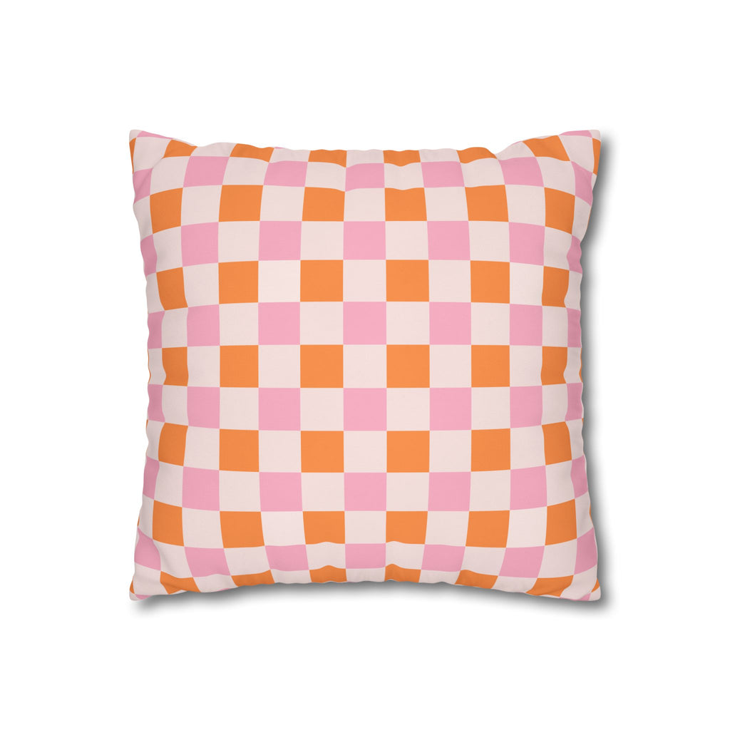 Vibrant Checkerboard Pillowcase for Cozy Decor