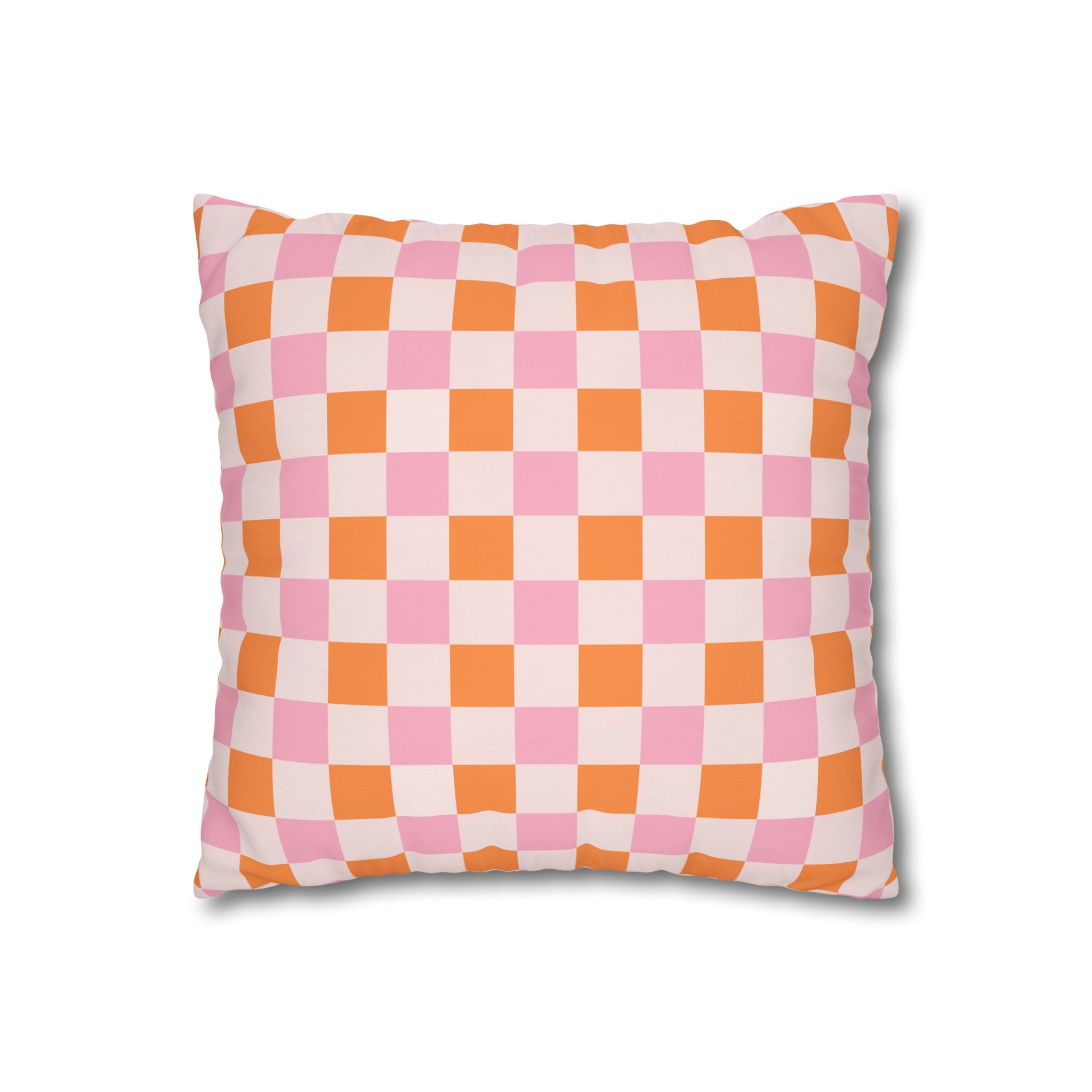 Vibrant Checkerboard Pillowcase for Cozy Decor