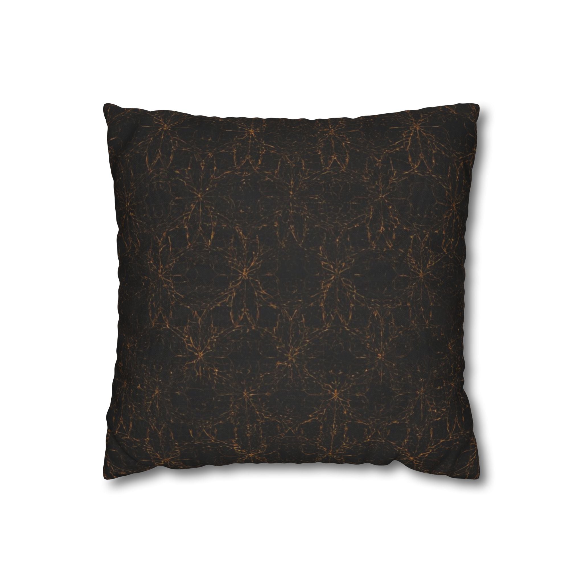 Elegant Dark Pattern Pillowcase for Cozy Decor