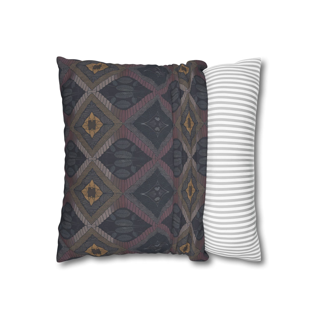 Bohemian Geo Diamond Decorative Pillow Cover