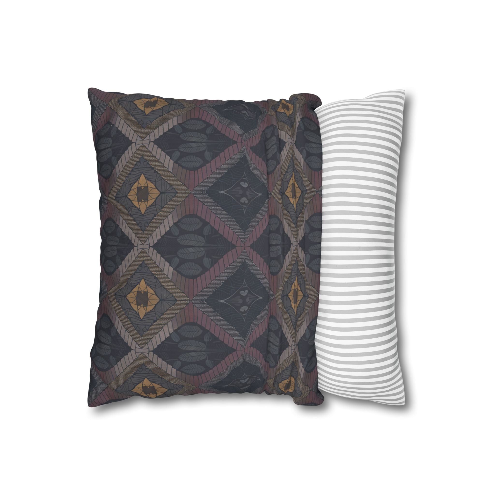 Bohemian Geo Diamond Decorative Pillow Cover
