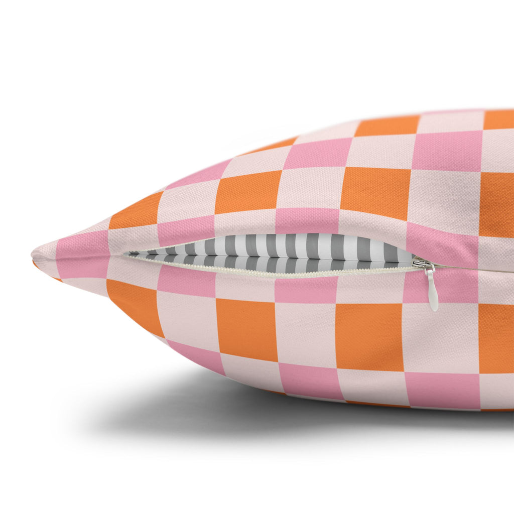 Vibrant Checkerboard Pillowcase for Cozy Decor