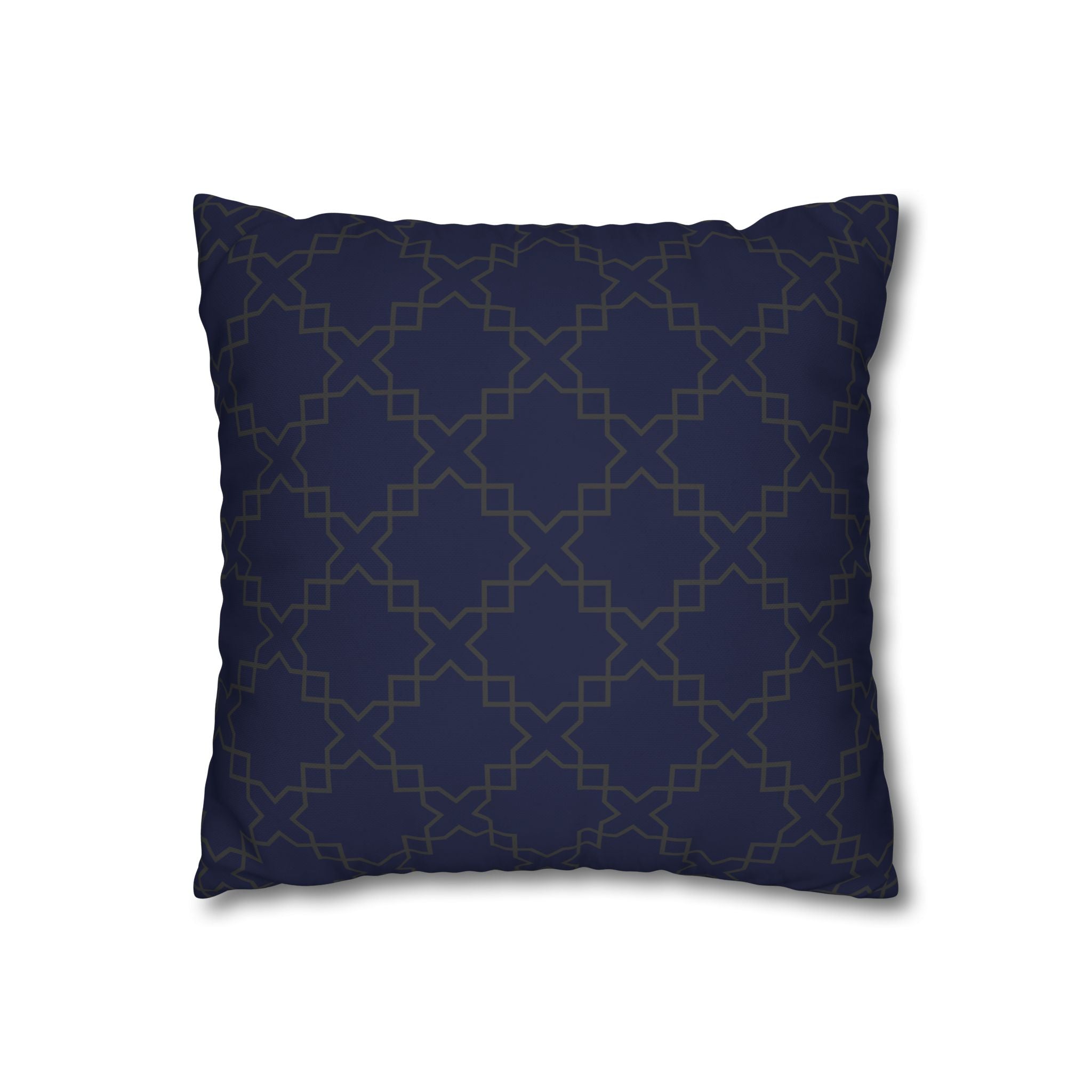 Elegant Geometric Poly Canvas Pillowcase for Home Decor