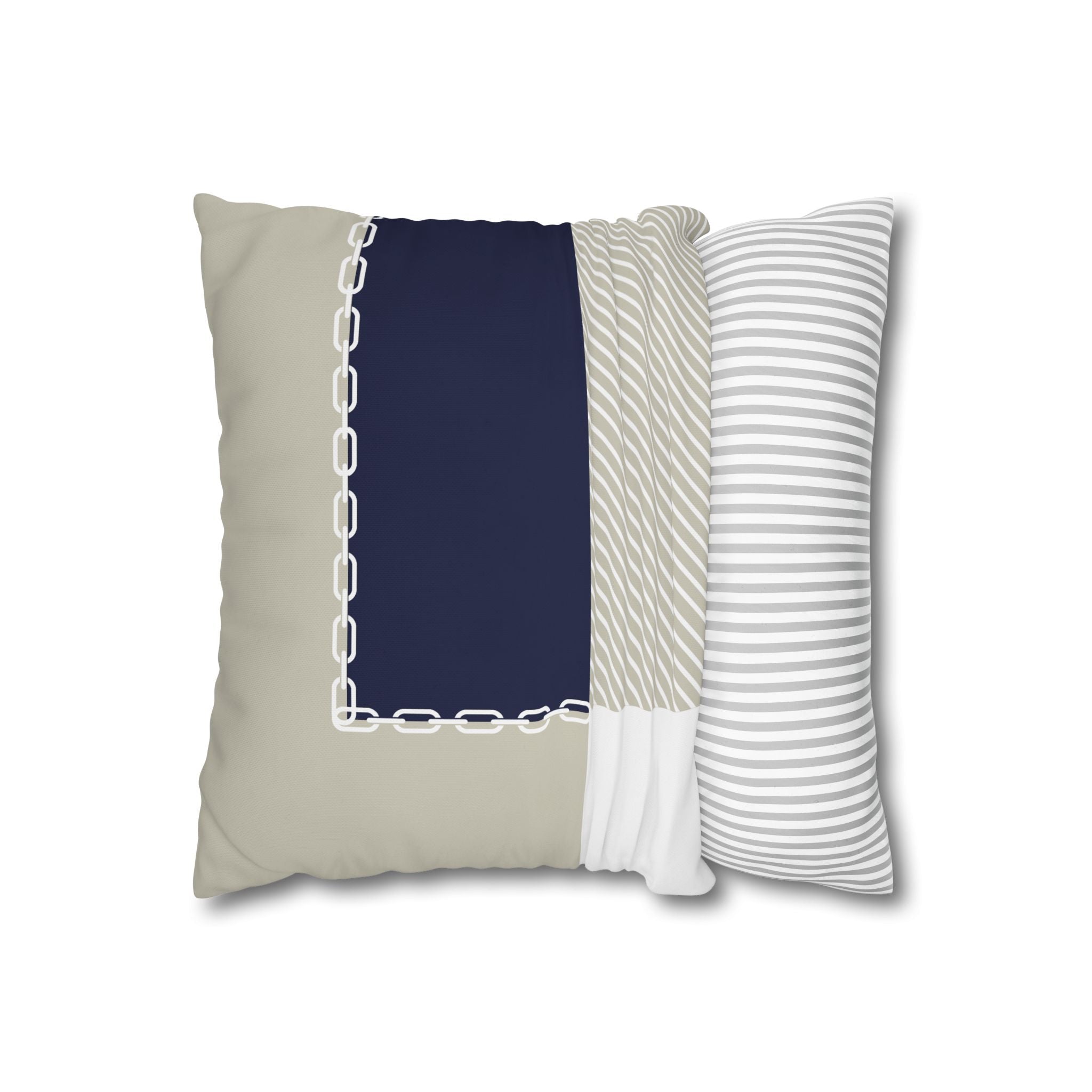 Modern Geometric Square Poly Canvas Pillowcase