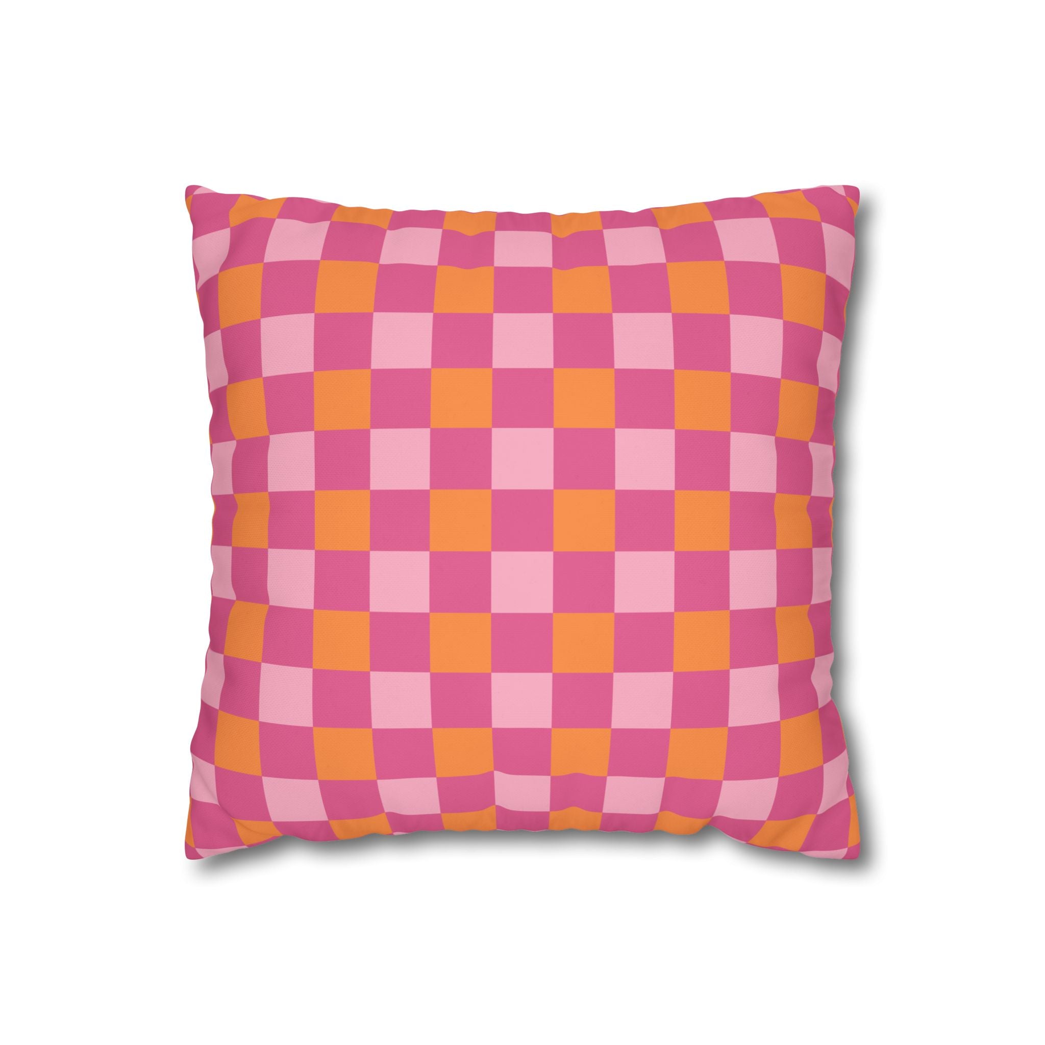 Colorful Checkered Pillowcase for Cozy Home Decor