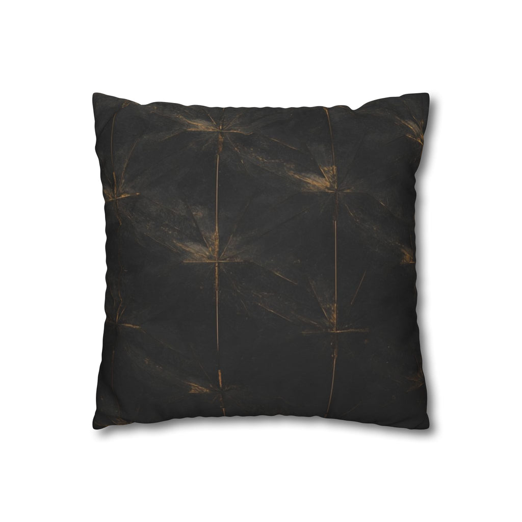 Chic Square Poly Canvas Pillowcase - Modern Abstract Design for Cozy Decor