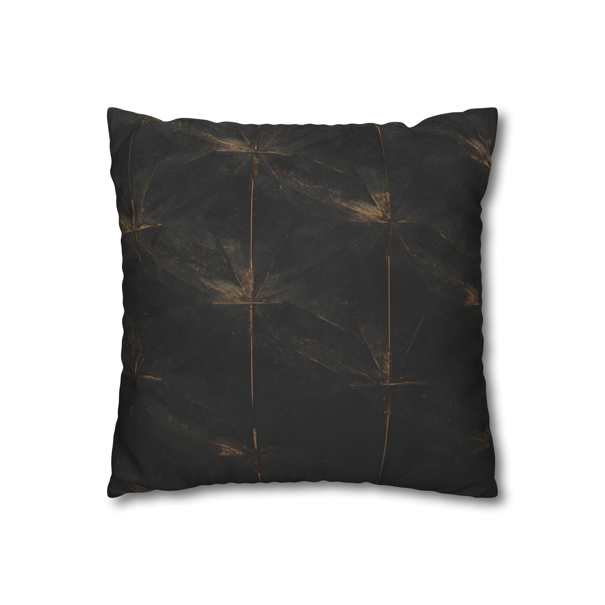 Chic Square Poly Canvas Pillowcase - Modern Abstract Design for Cozy Decor