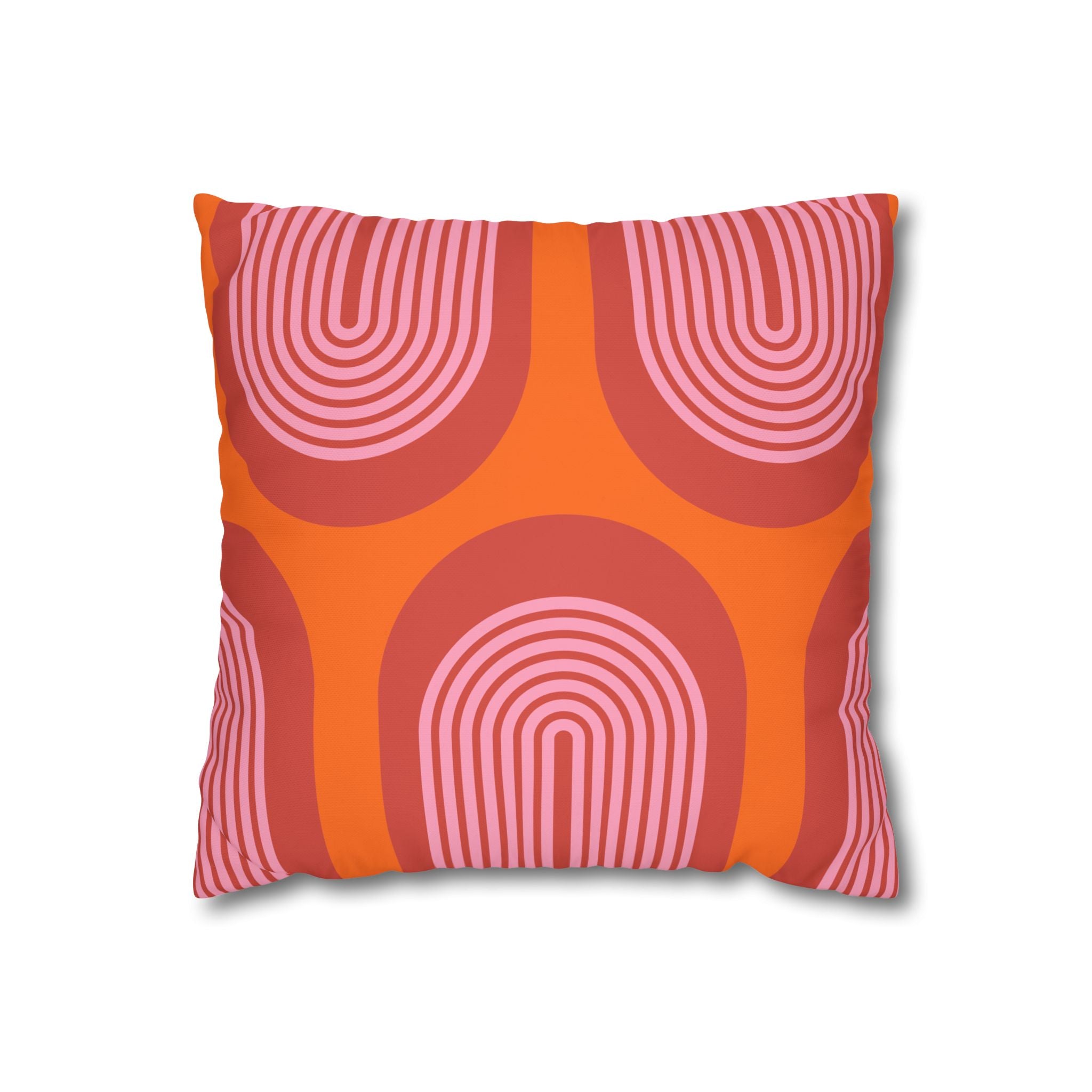 Retro Rainbow Pattern Pillowcase