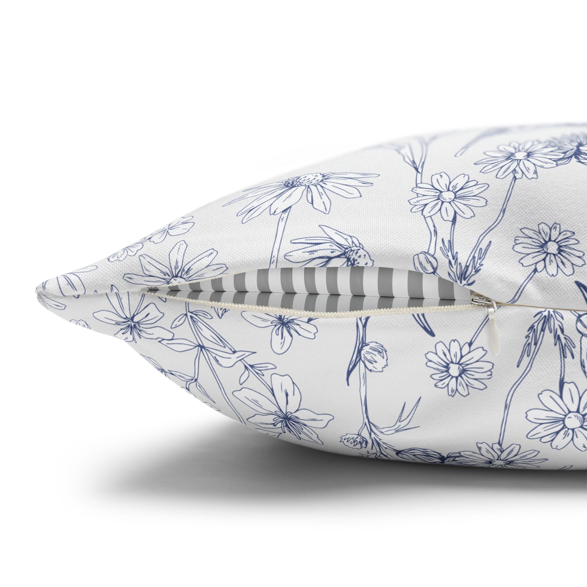 Botanical Floral Square Pillowcase - Cozy Home Decor