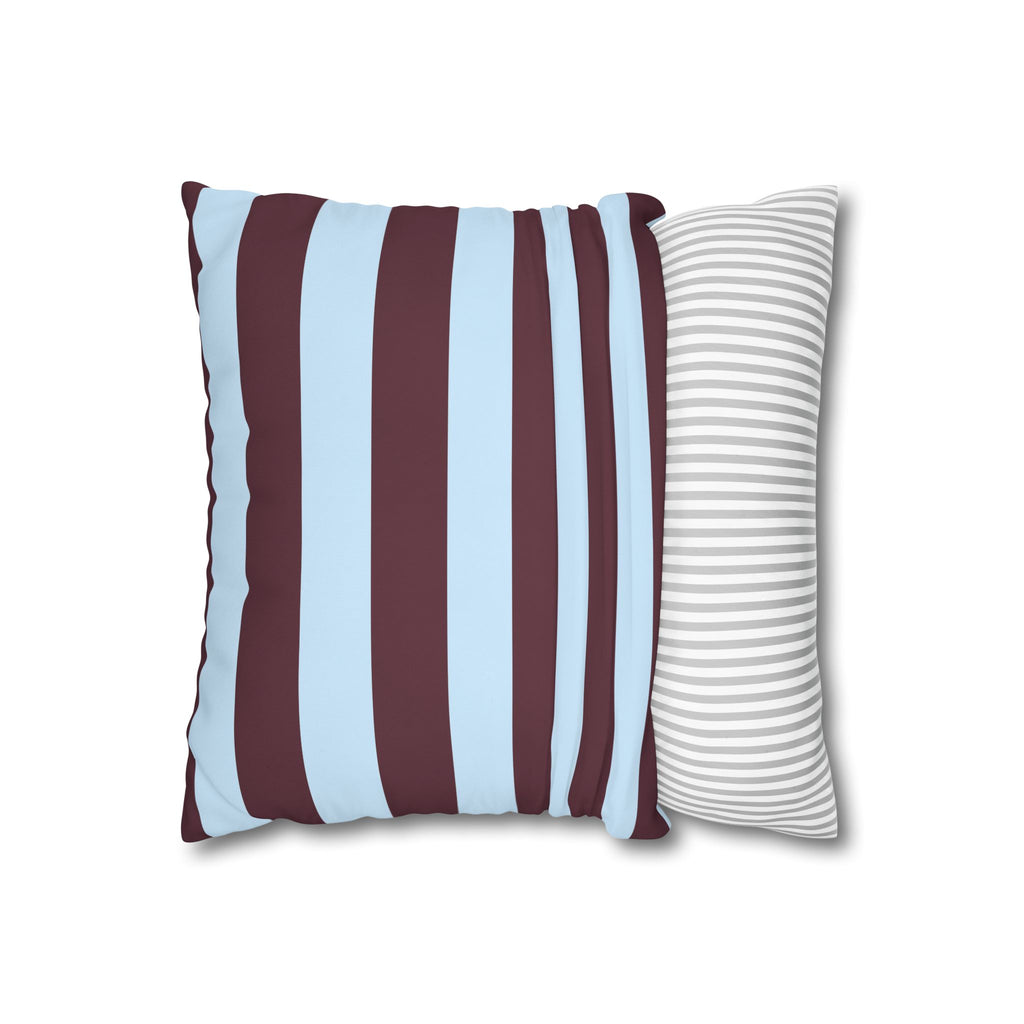 Modern Striped Square Pillowcase - Cozy Home Decor