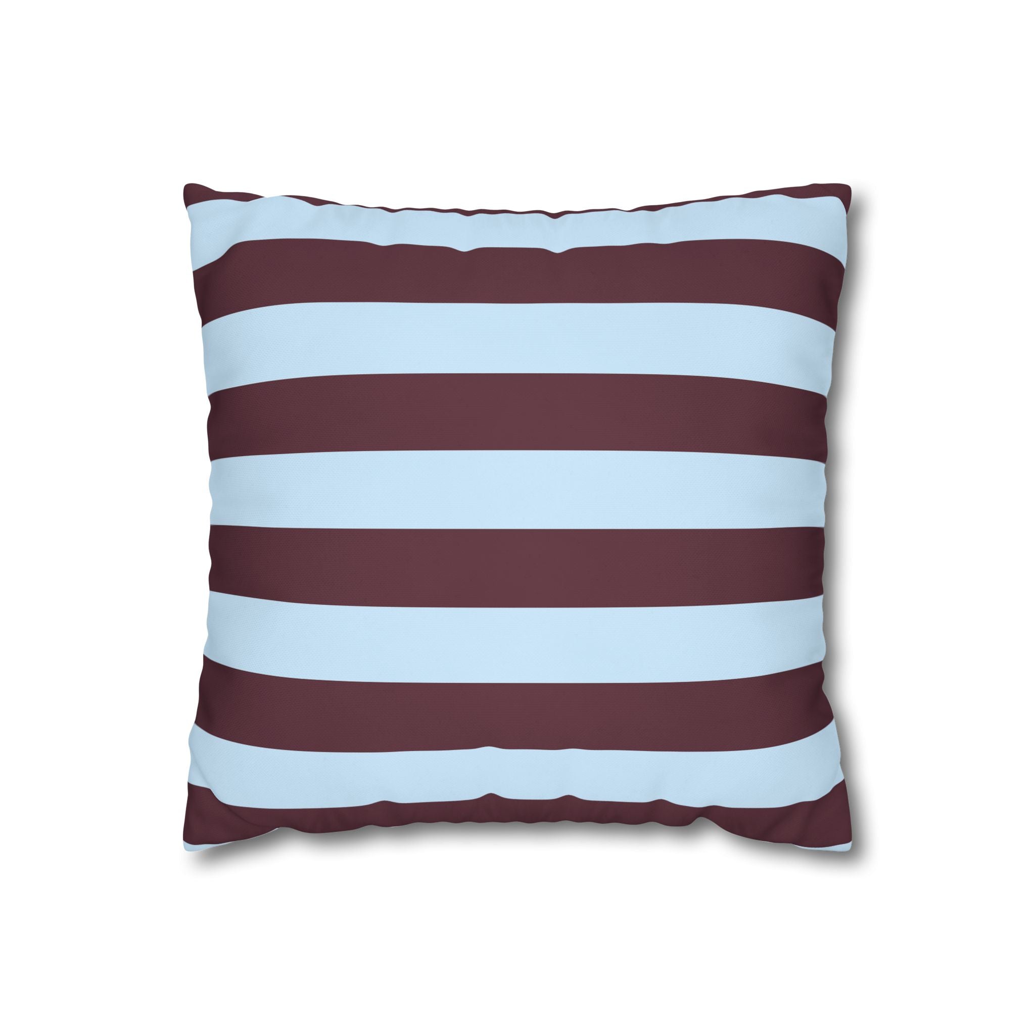 Modern Striped Square Pillowcase - Cozy Home Decor