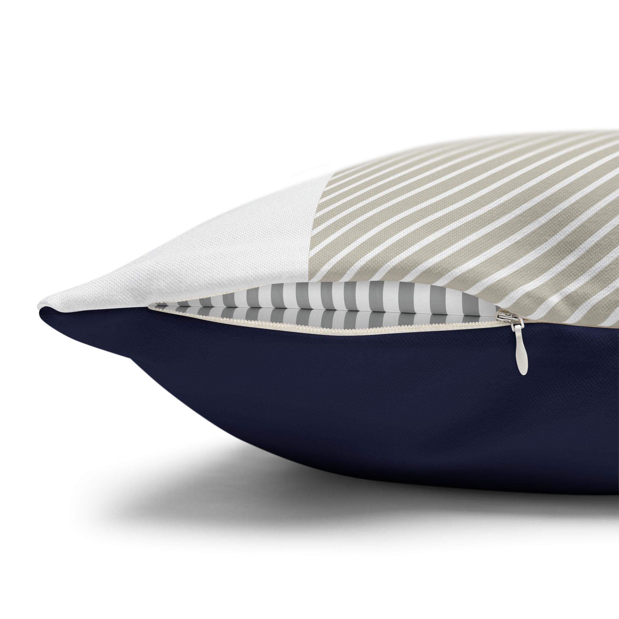 Modern Geometric Square Poly Canvas Pillowcase