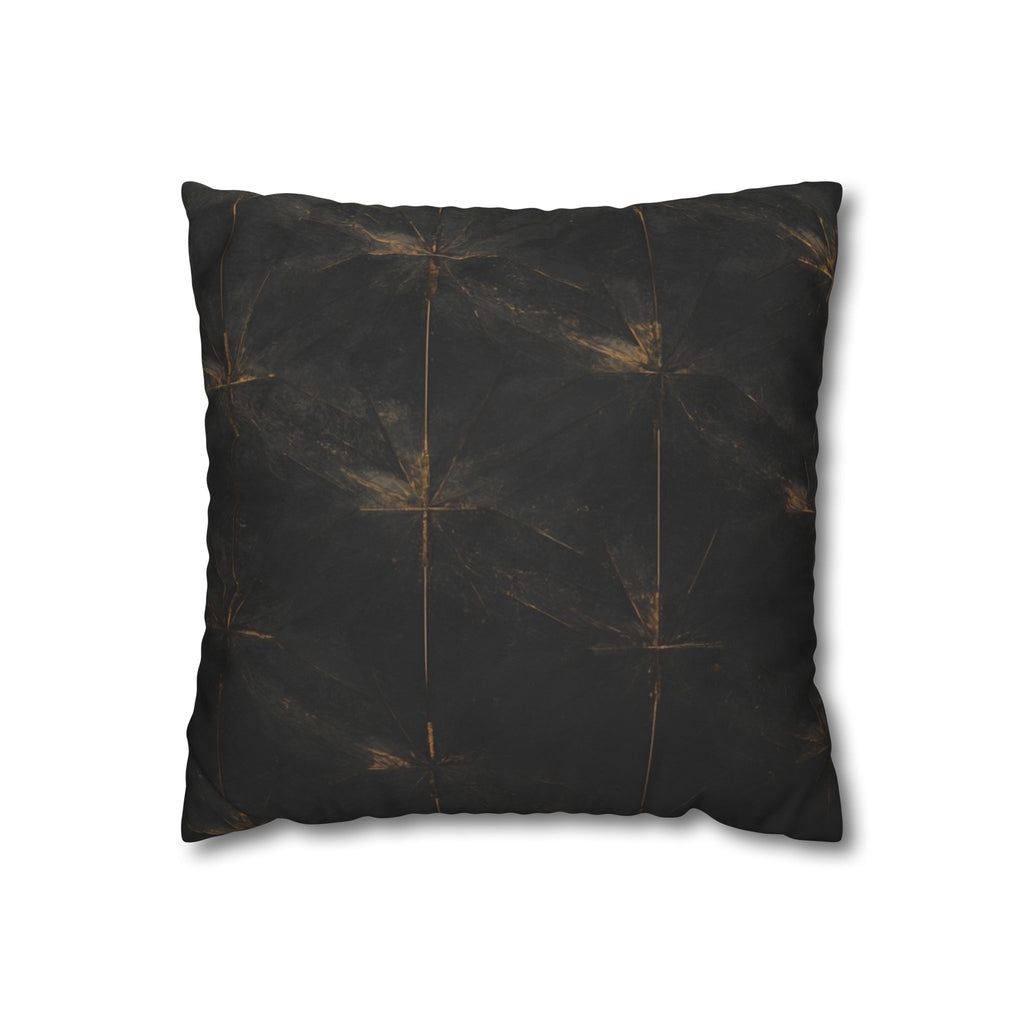 Chic Square Poly Canvas Pillowcase - Modern Abstract Design for Cozy Decor