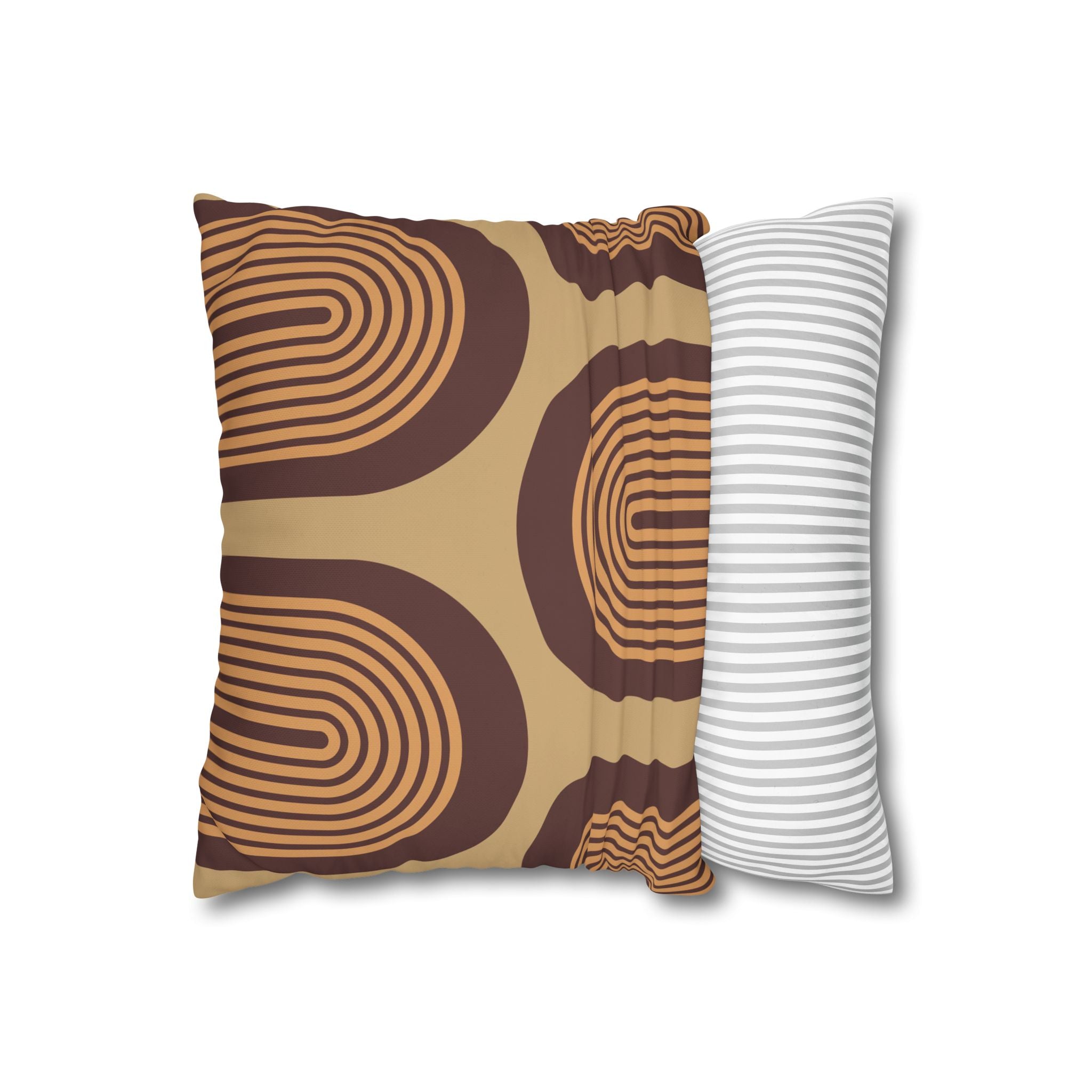 Retro Geometric Pattern Pillowcase