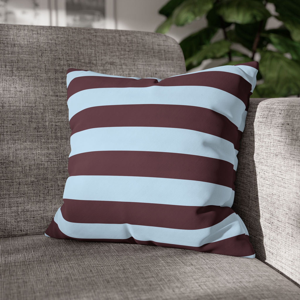 Modern Striped Square Pillowcase - Cozy Home Decor